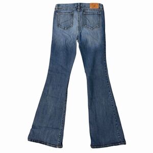 Angry Rabbit Womens Tall Flare Jeans Size 31x33 Made in USA Mid Rise